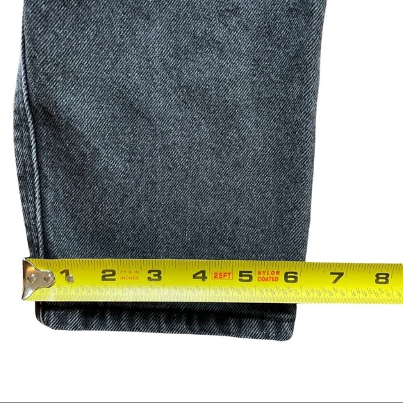 ASOS Black cropped Denim jeans. Size 29x30 - Picture 6 of 6